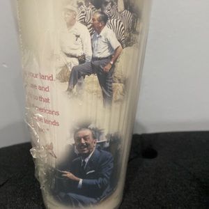 NOS Walt Disney Tumbler from the Disney Studio Lot “Green Team 2002 Initiative”